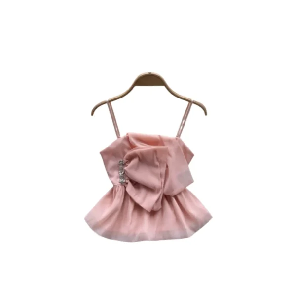Women Party Back Zipper Tank Tops - Pink