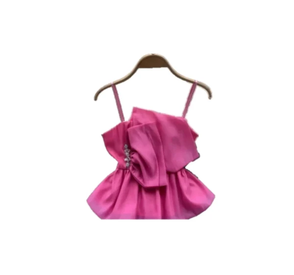 Women Party Back Zipper Tank Tops - Rose Red
