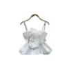 Women Party Back Zipper Tank Tops - White