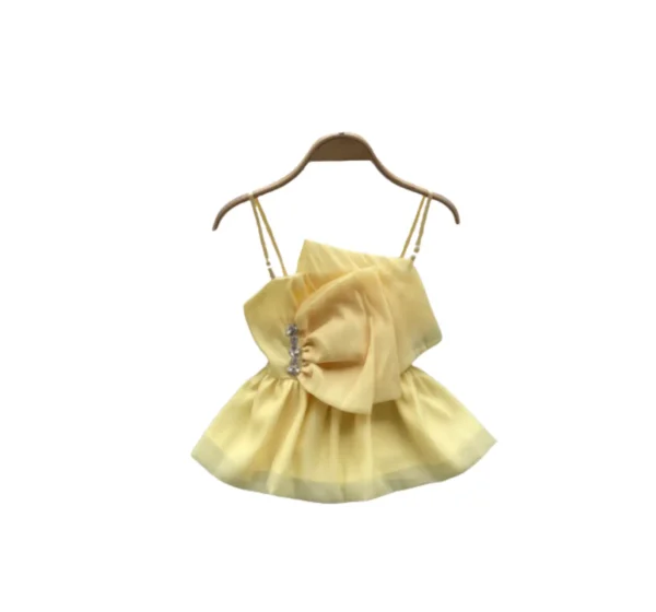 Chiffon Dress - Yellow