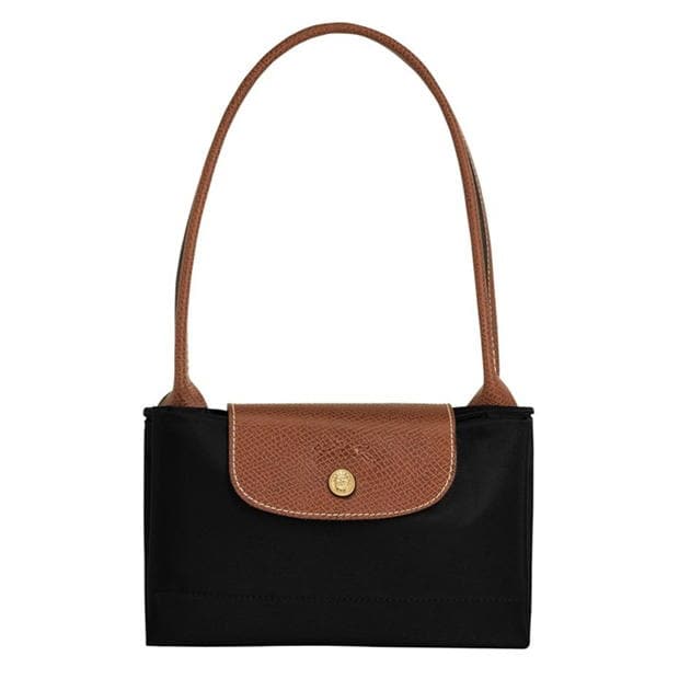 Black 001 - LONGCHAMP - Le Pliage Original Shoulder Tote Bag