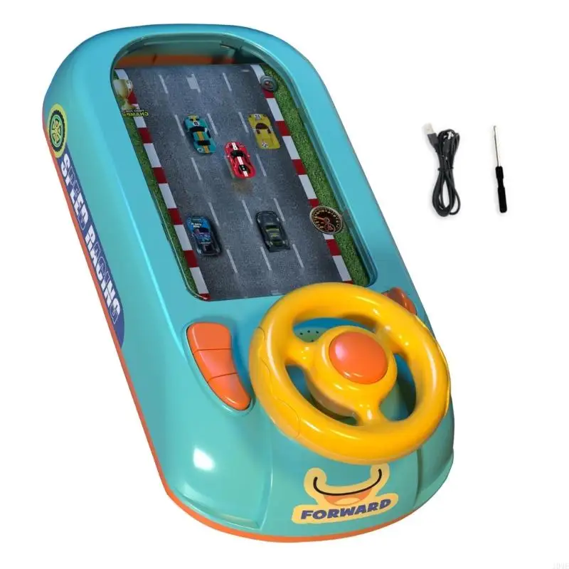 Kids Steering Wheel Driving Simulator – Interactive Racing & Adventure ...