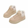 Warm plush women's snow boots