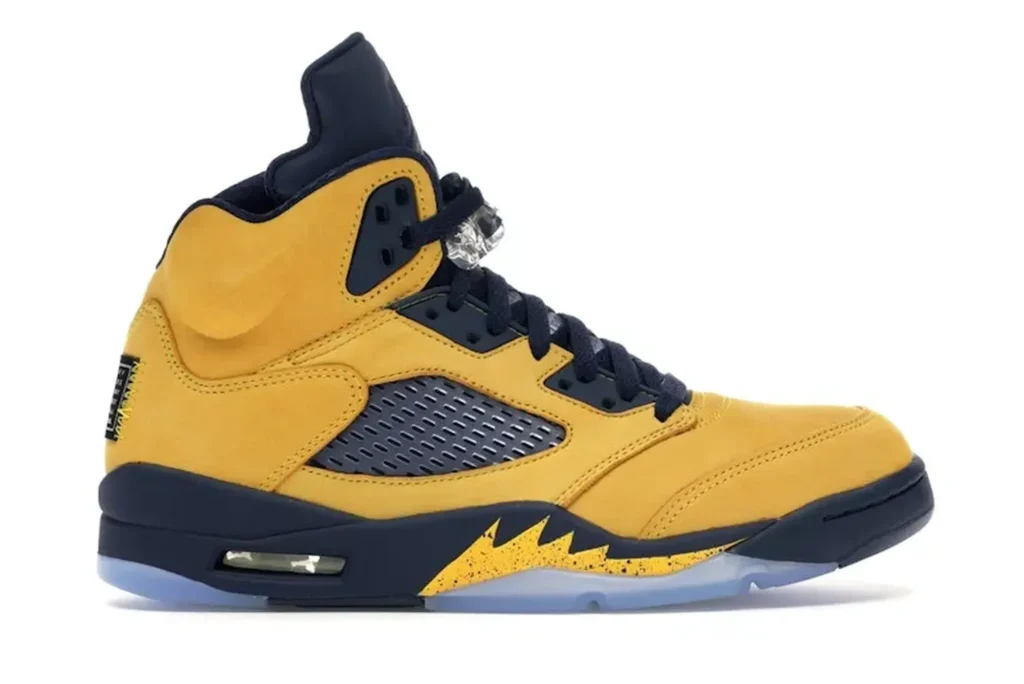 Air Jordan 5 Retro Michigan Amarillo/Navy