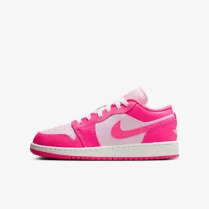 Pink Jordan 1 Low sneakers