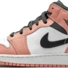 Pink Quartz Jordan 1 Mid sneakers