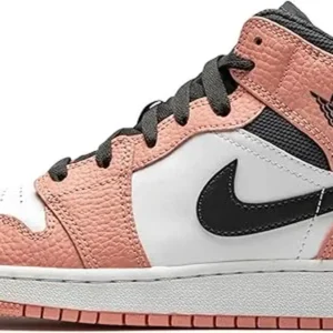 Pink Quartz Jordan 1 Mid sneakers