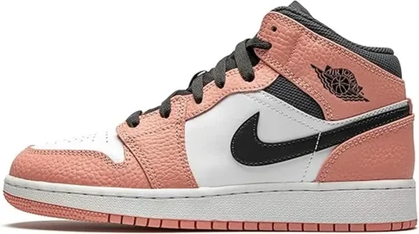Pink Quartz Jordan 1 Mid sneakers