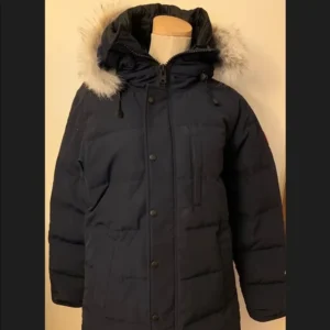 Canada Goose Wyndham jacket for winter warmth.