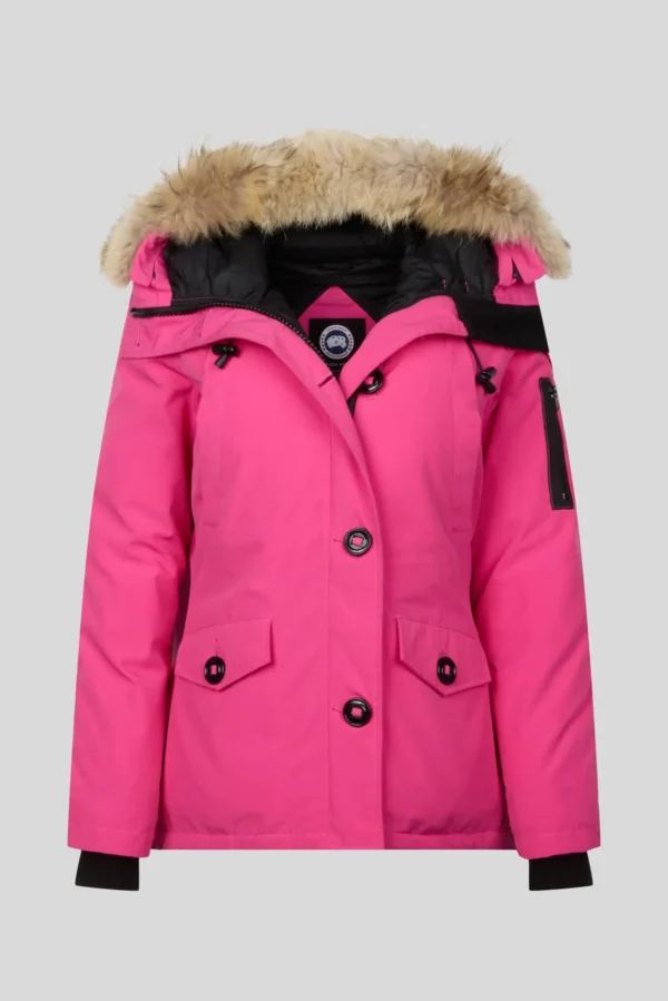 Kids Canada Goose Expedition down jacket.