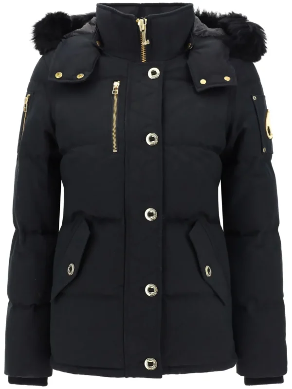 Moose Knuckles MK05 gold winter down jacket.