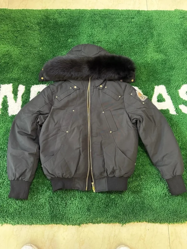 Red Moose Knuckles winter down jacket.