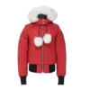 Red Moose Knuckles winter down jacket.