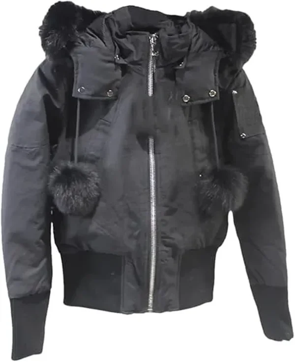Off-white Moose Knuckles winter down jacket.