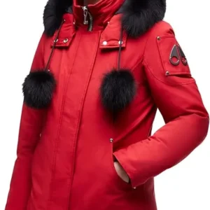 Moose Knuckles women's winter down jacket.