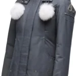 Women's Moose Knuckles winter down jacket.