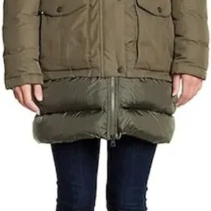 Moose Knuckles women's down winter jacket.
