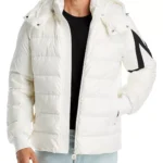 Moncler winter down jacket with M logo.