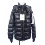 Moncler winter down jacket with "M" detail.