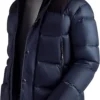 Moncler winter down jacket, stylish warmth.