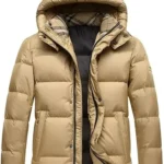 Moncler winter down jacket, stylish warmth.