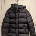Moncler winter down jacket, warm and stylish.