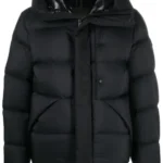 Black Moncler XXL winter down jacket