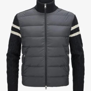 Moncler winter down jacket, warm and stylish.