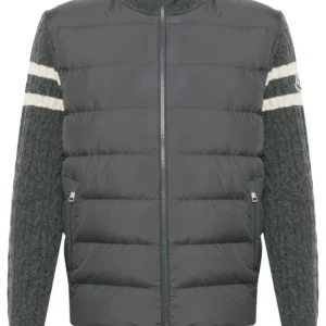 Moncler winter down jacket, warmth and style.