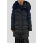 Moncler classic black winter down jacket.