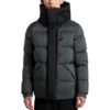 Moncler grey winter down jacket, XXL.