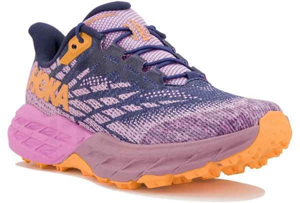 HOKA ONE ONE Speedgoat 5 Outdoor Cross-Country Running Shoes - Antelope 5 Series