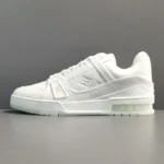 Louis Vuitton LV Trainer beige monogram denim sneakers