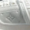 Louis Vuitton LV Trainer beige monogram denim sneakers