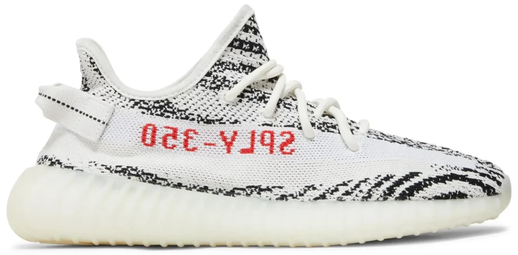 Adidas Yeezy 350 V2 “Zebra” – Iconic Knit Sneakers