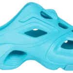 Balenciaga blue lace up sandals