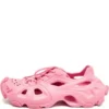 Balenciaga HD Lace Up Pink Sandals