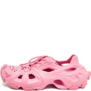 Balenciaga HD Lace Up Pink Sandals