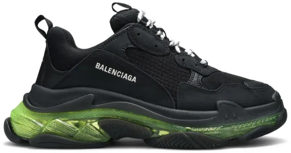 Balenciaga Triple S Clear Sole Mesh Sneakers