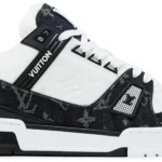 Louis Vuitton LV Trainer Monogram Denim Black White