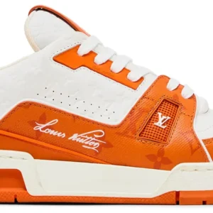 Louis Vuitton LV Trainer Yellow Monogram Denim White