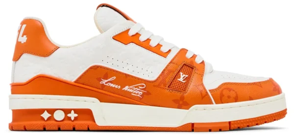 Louis Vuitton LV Trainer Yellow Monogram Denim White