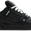 Louis Vuitton LV Trainer Black Embossed Monogram Sneakers