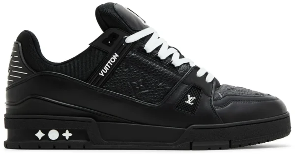 Louis Vuitton LV Trainer Black Embossed Monogram Sneakers
