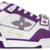 Louis Vuitton LV Trainer Monogram Strap White Purple