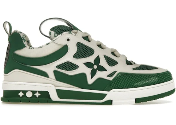 Louis Vuitton LV Trainer Skate Green White Sneakers