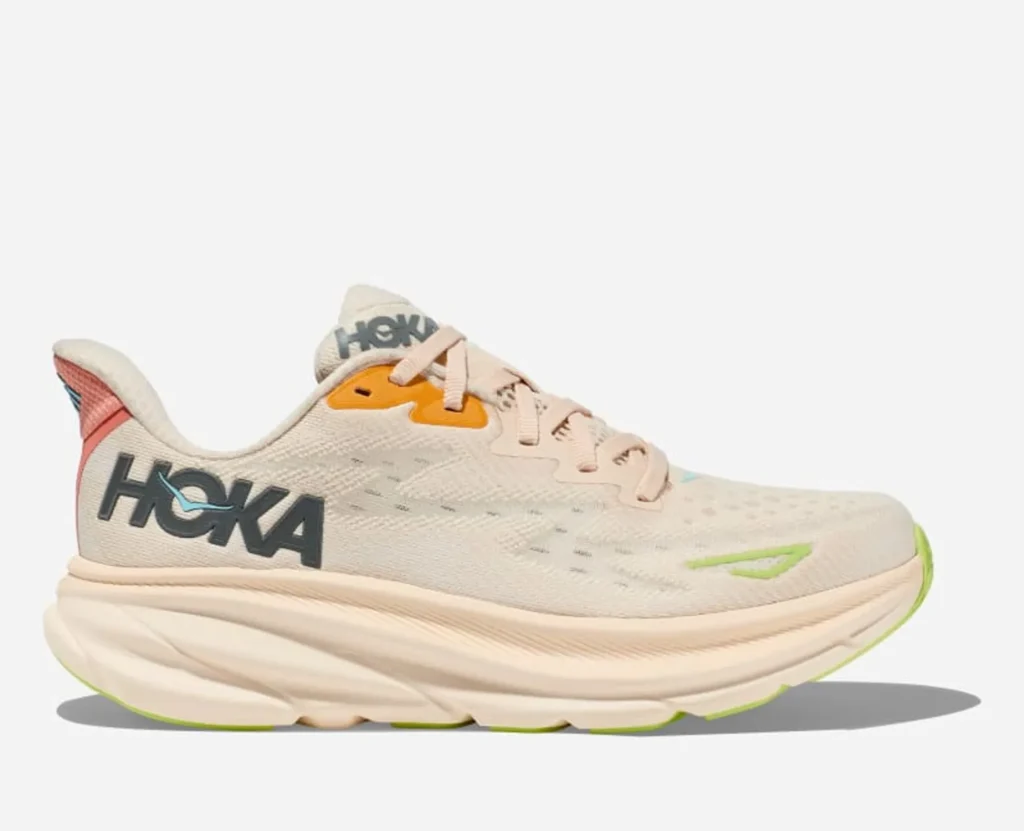 Hoka One One Clifton 9 Women’s Running Shoes – Vanilla Astral