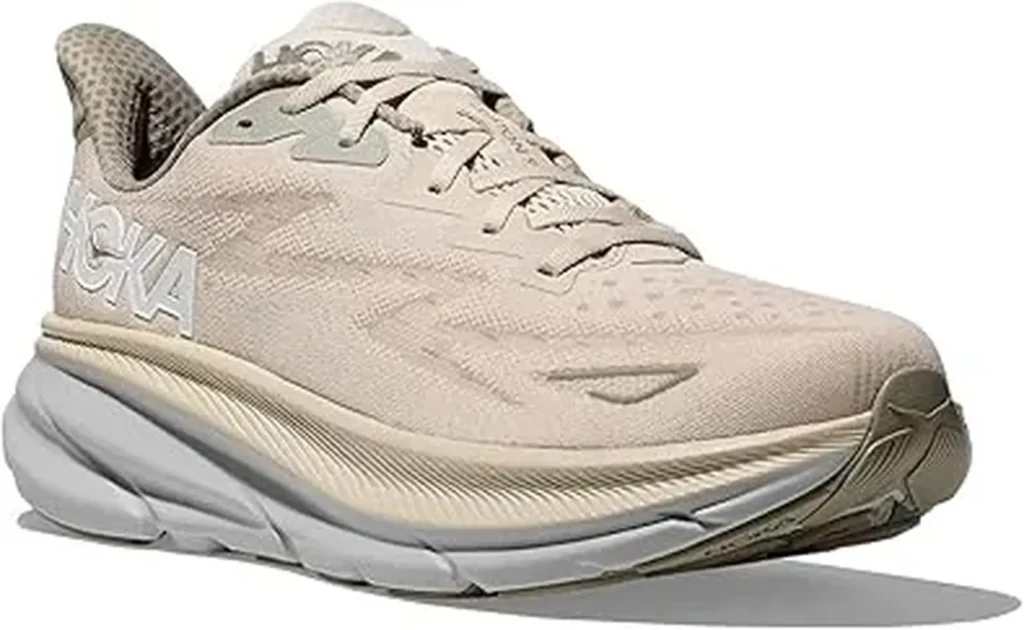 Hoka One One Clifton 9 “Oat Milk Barley” Running Shoes
